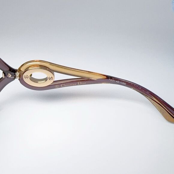 Christian Dior VOLUTE2F 401JS VIOLET HONEY Butterfly Sunglasses 62mm 15 120 NWT - Picture 5 of 9